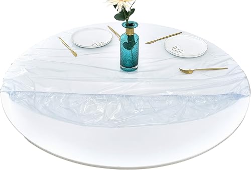 Miniatura 1 de Rally Home Goods - Manteles redondos de franela de PVC con refuerzo