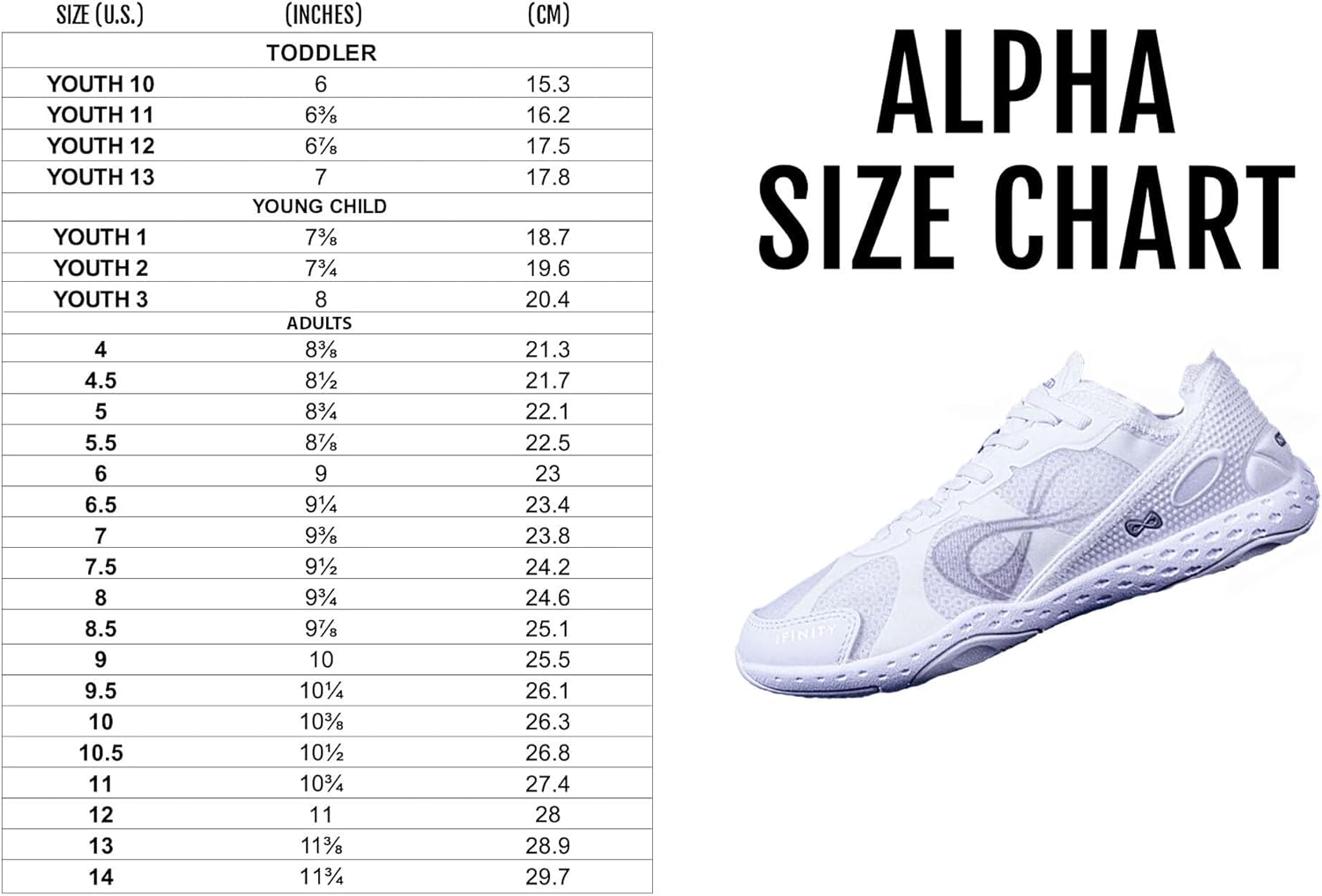 Nfinity Cheer Shoes - Alpha White Indoor Gym Sneakers for Women - Lightweight Breathable Shoes for Women - Comfortable Women's Athletic Shoes - Versatile and Flexible Women's Walking Shoes - Image 6