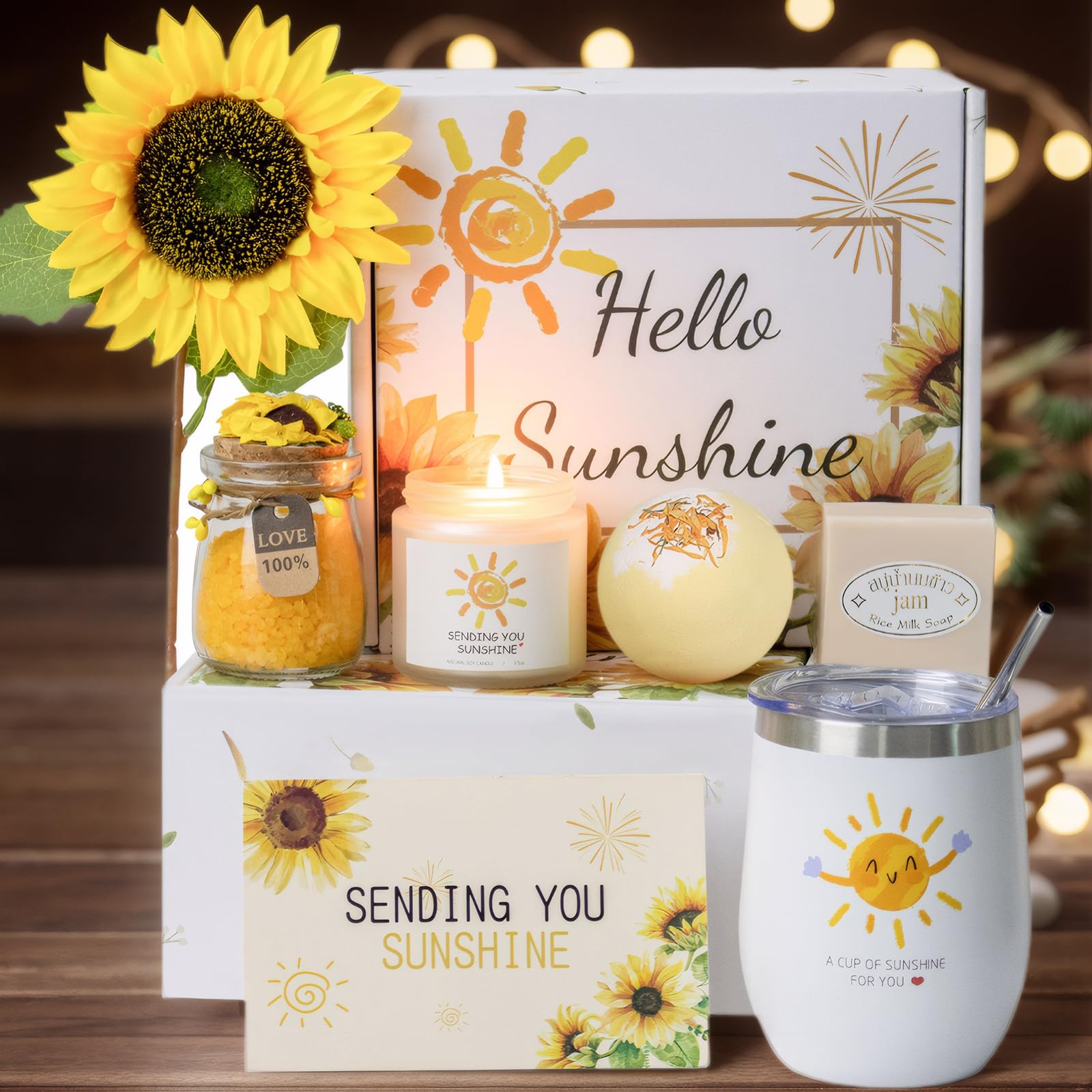 HYEIOLBirthday Gifts for Women,Unique Pamper Hampers Gifts for Women New Mum Friend Sister Wife,Relaxing Gifts for Women, Self Care Bath Spa Gifts for Valentines Anniversary Christmas Mothers Day