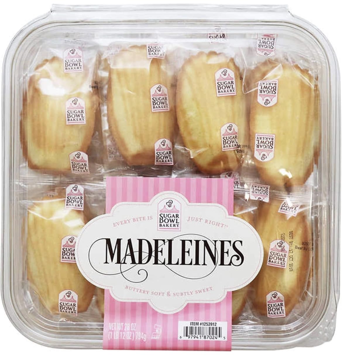 Sugar Bowl Bakery Madeleines Cake Cookies - 28oz (Pack of 3)