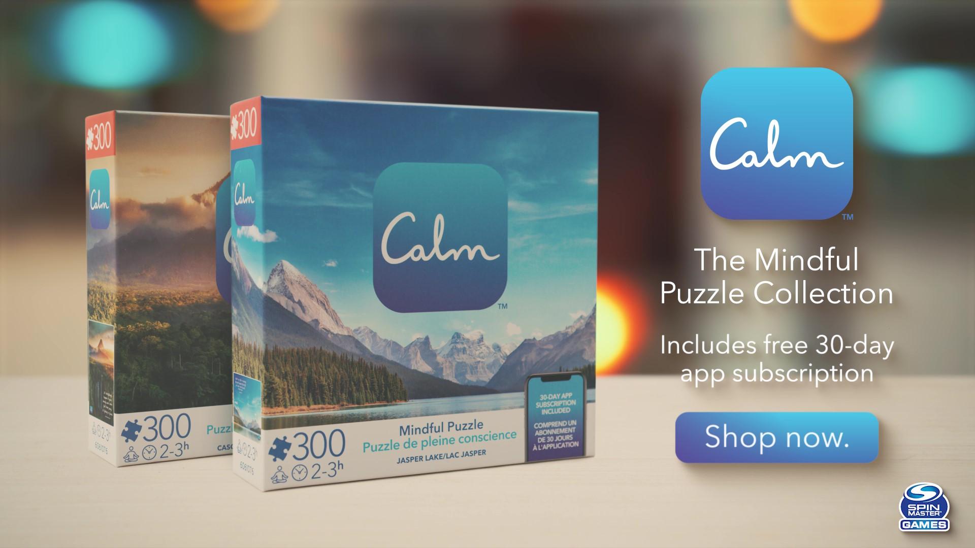 Amazon.com: Calm App, 7-Pack Daily Mindful Puzzle Collection 300
