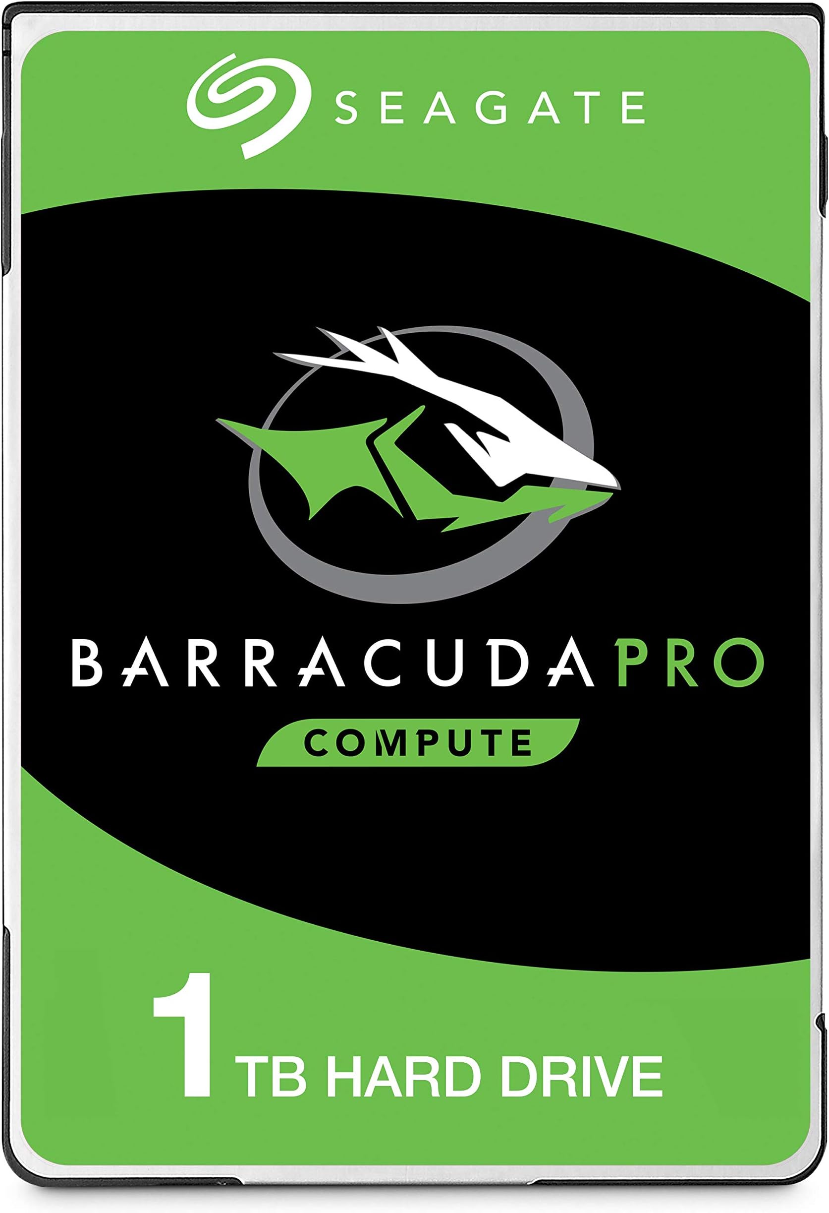 Seagate BarraCuda Pro 1TB Internal Hard Drive HDD – 2.5 Inch SATA 6 Gb/s 7200 RPM 128MB Cache for Computer Desktop PC - Amazon Exclusive - Frustration Free Packaging (ST1000LMZ49)