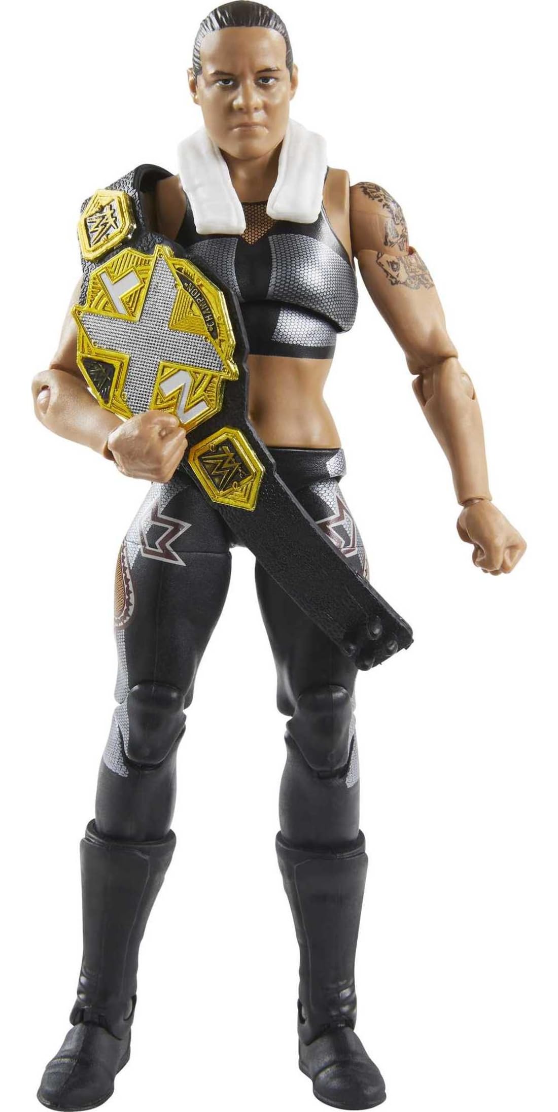 WWE Shayna Baszler Fan Takeover 15,2 cm Elite Action Figure con Equipaggiamento Fanvoted e Accessori 15,2 cm Posable Regalo Da Collezione Fan Età 8 Anni in su