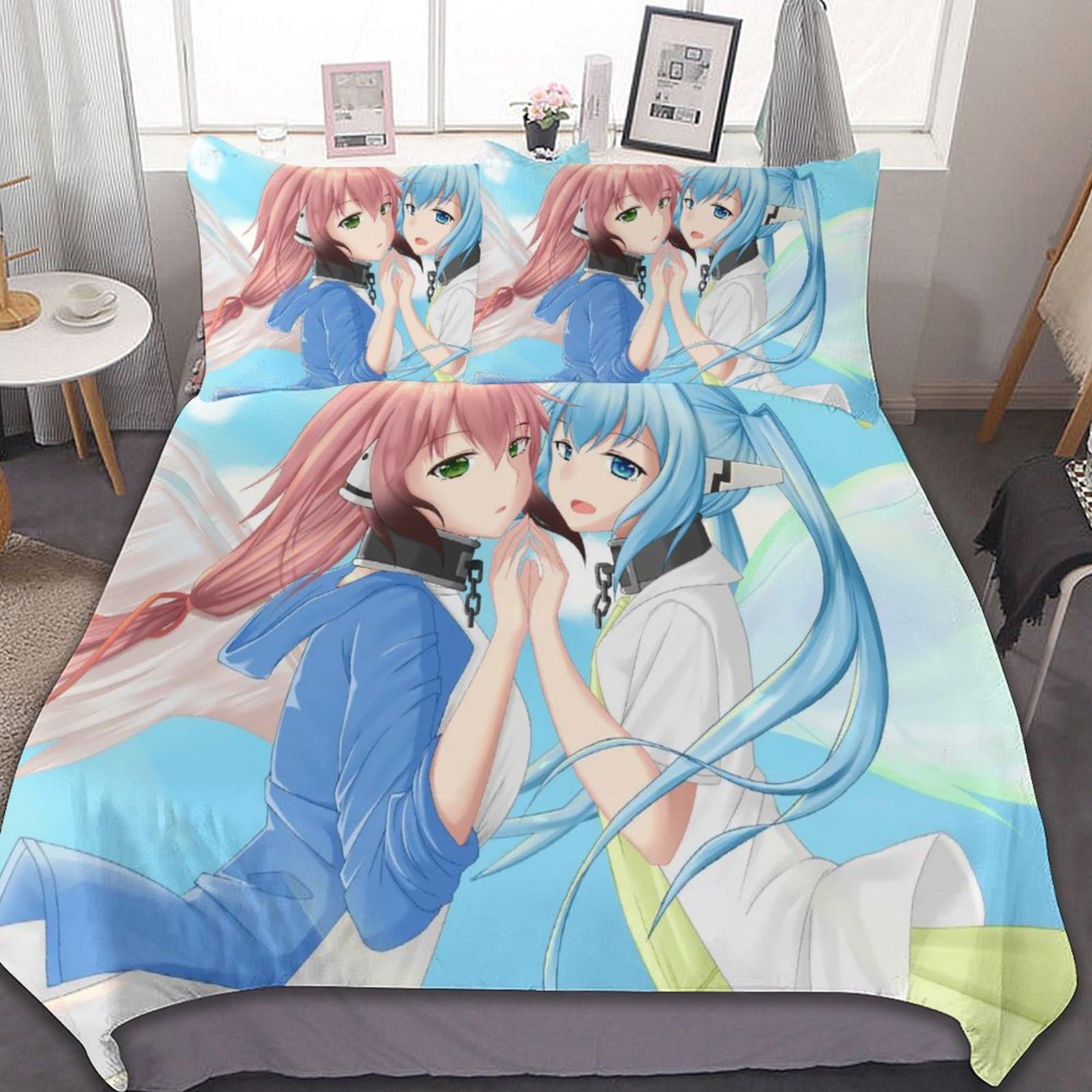 Amazon｜布団カバー シングル・3点セット そらのおとしもの イカロス