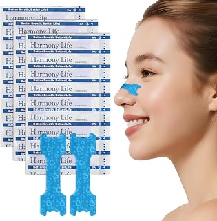 Breathing Nasal Strip for Sleep(50 Count),Stop Snoring Nasal Strips Help Stop Snoring and Relieve Nasal Congestion, Immediately Improves Sleep, Extra Strength, Oil and Sweat Resistant
