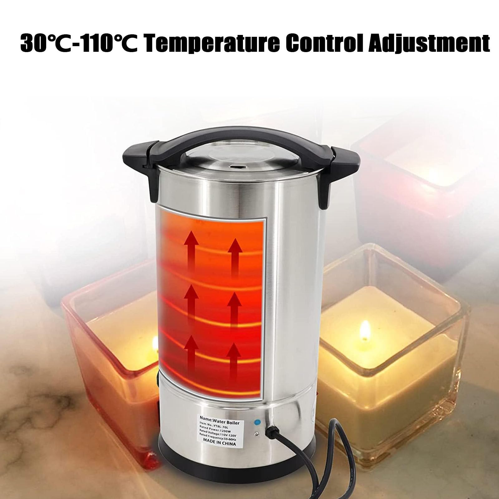 Produktbild von Cutycaty Wachsschmelzer Für Kerzen 8L/10L/12L/15L