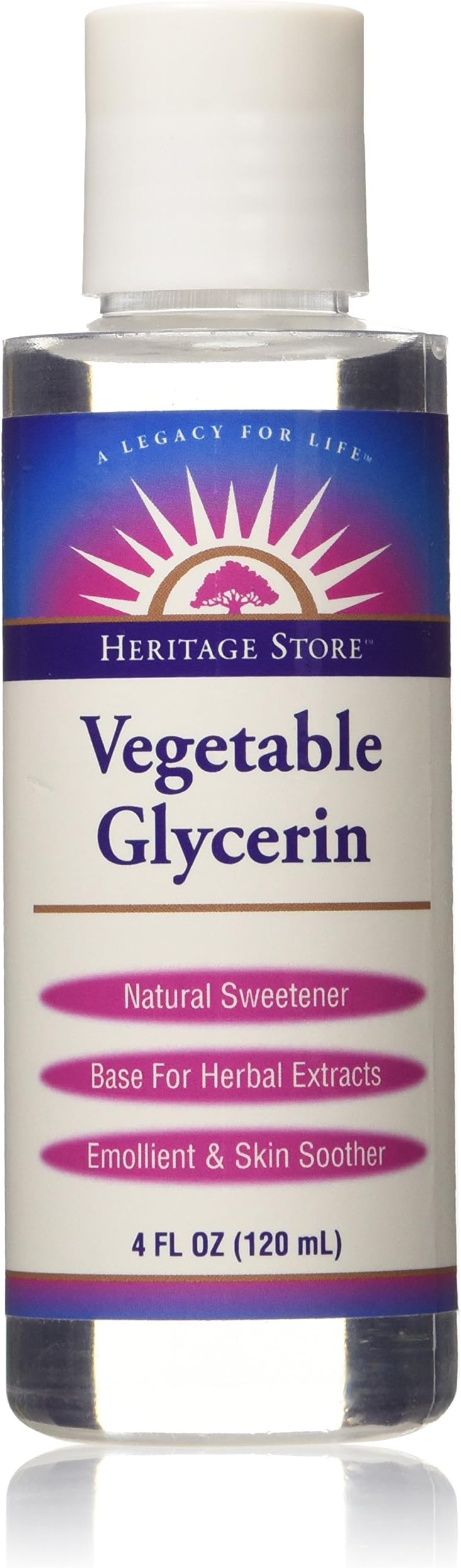 Heritage Store Vegetable Glycerin, 4 Ounce
