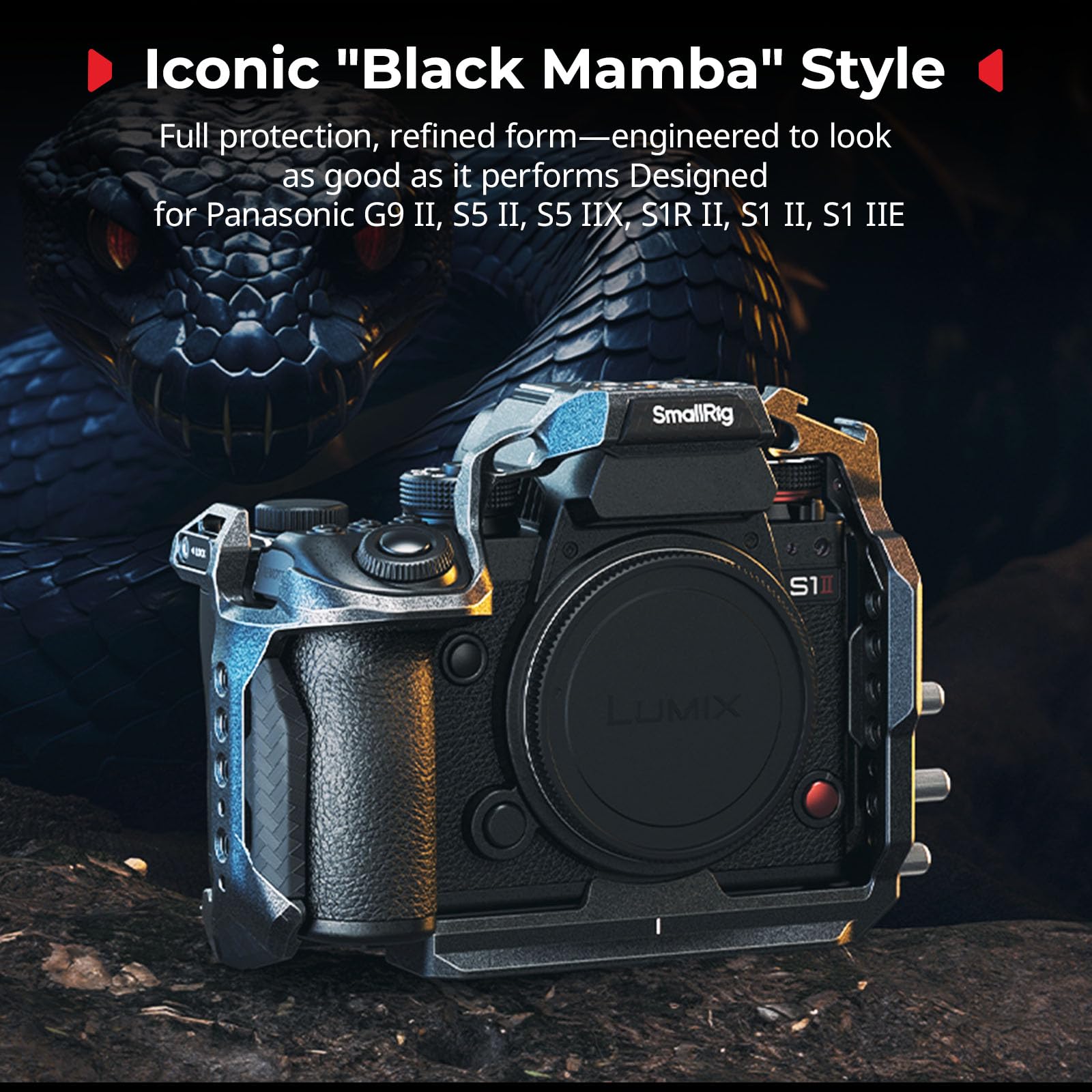 Amazon.co.jp: SmallRig Black Mambaカメラ用ケージ パナソニック対応