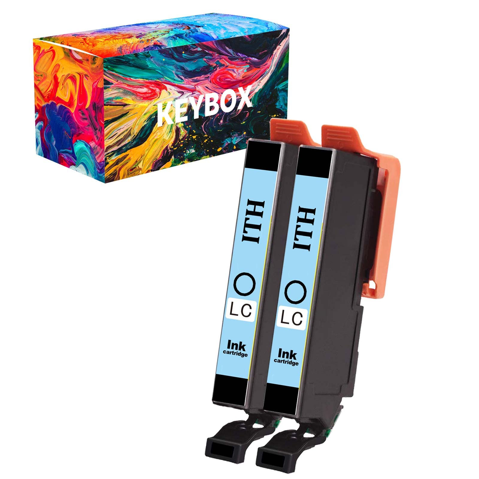 Amazon.co.jp: Epson用 エプソン ITH-LC 2本 ライト シアン インク