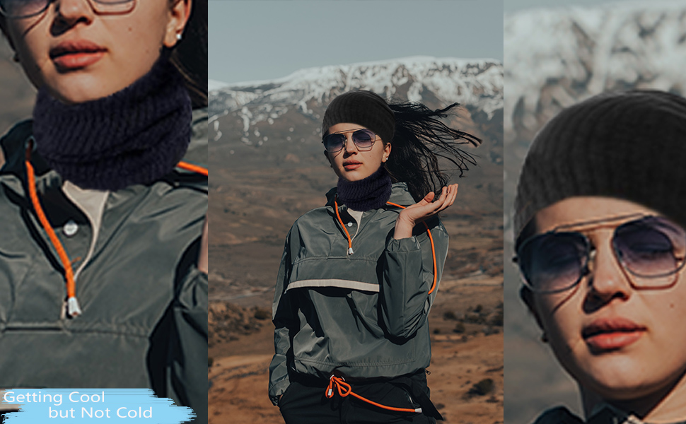 Scaldacollo Invernale In Pile - Sciarpa A Cerchio Unisex Per Sport E Freddo - Foto 7