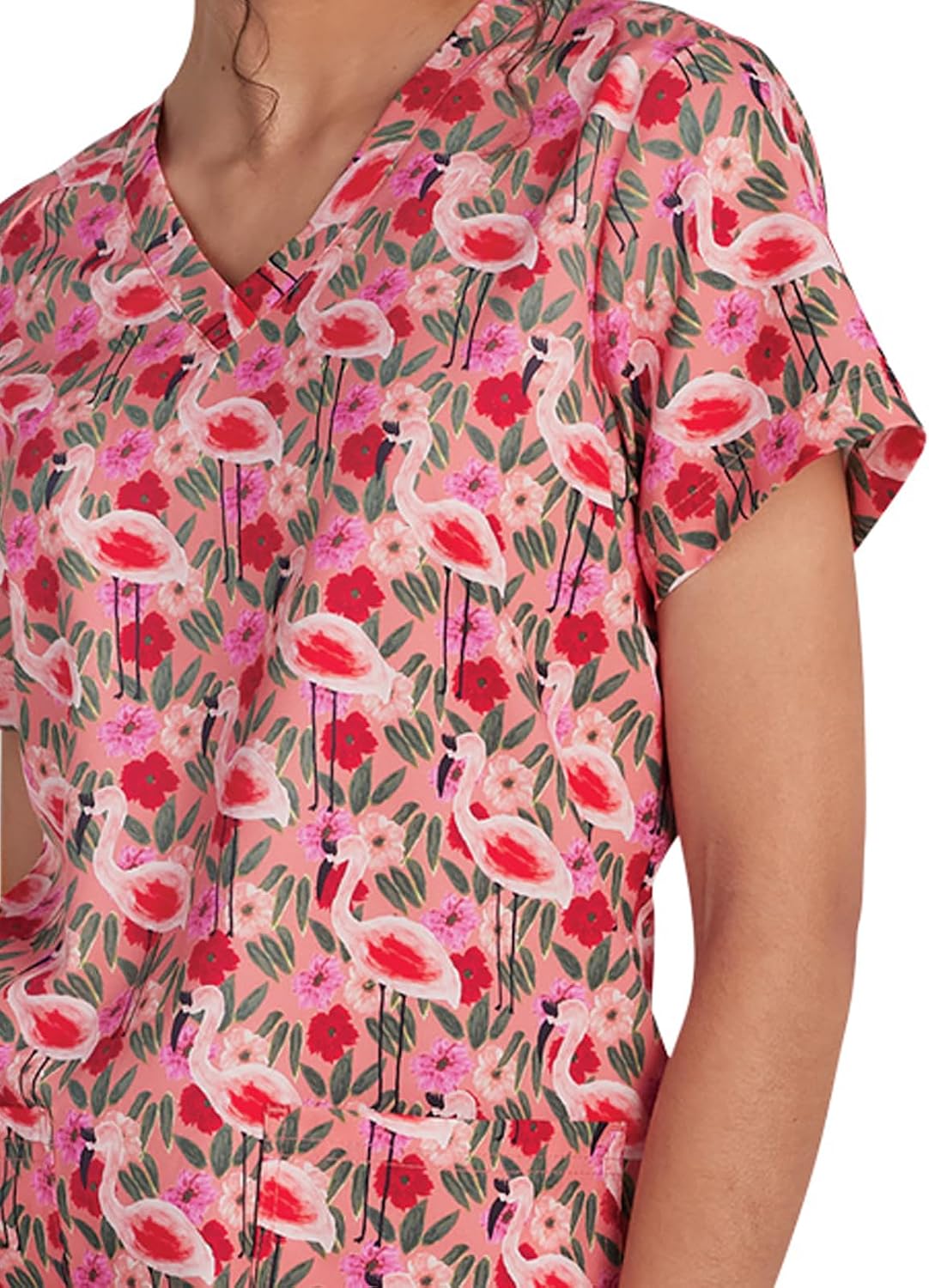 KOI Artist Series 1122PRA Flamingo and Flowers M