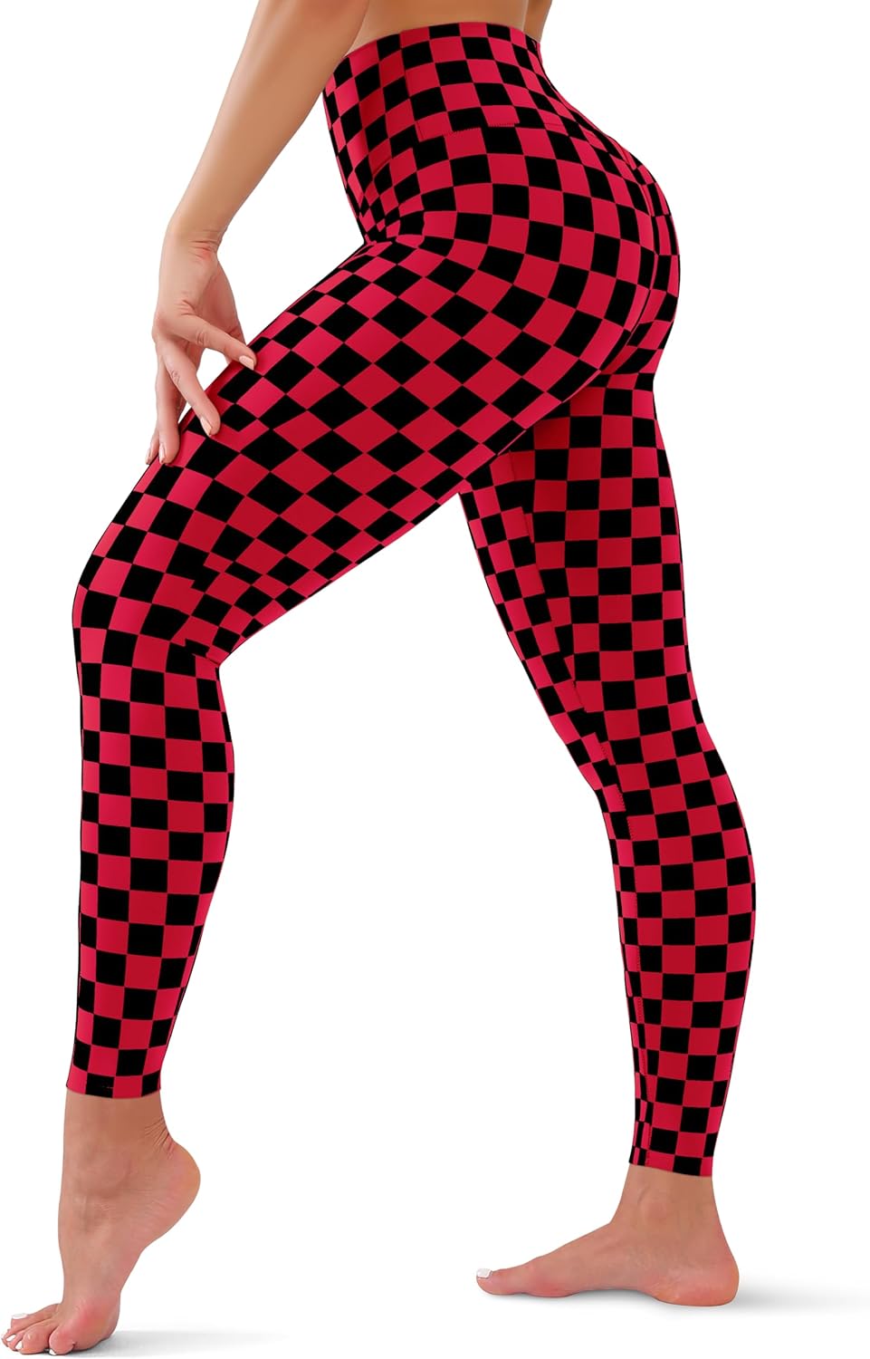 High Waisted Leggings for Women - Tummy Control Yoga Pants for Workout Running Athletic Women's Leggings Plus Size