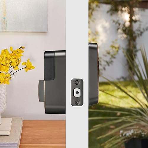 Miniatura 7 de Yale Assure Lock 2 con Wi-Fi  Cerradura inteligente de bronce aceitado para puerta delantera con teclado, control de aplicaciones, llave de respaldo