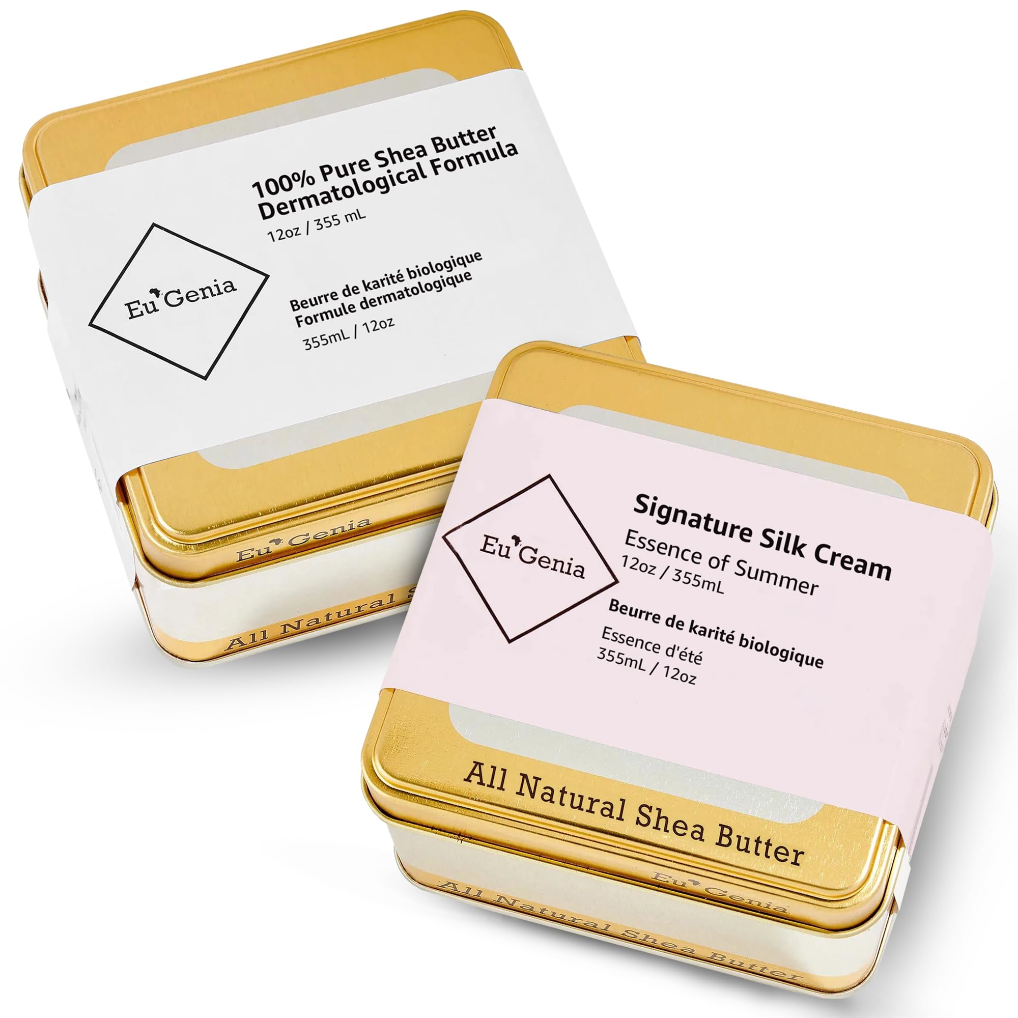 Eu'Genia 12oz Dermatological + 12oz Silk Cream in Summer Essence