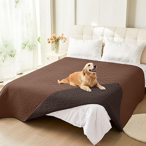 Miniatura 8 de hyha - Manta impermeable para perro, funda suave para cama de mascota, manta para mascotas, fundas lavables y reversibles para sofá y muebles (52 x