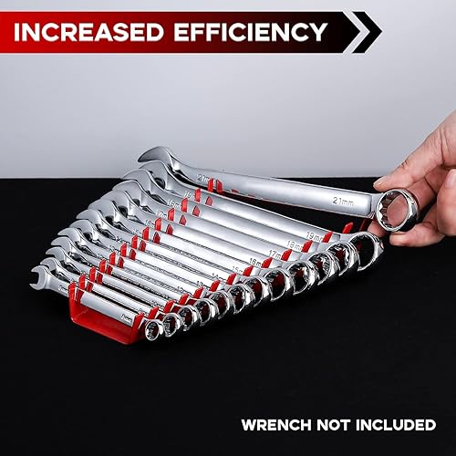 Miniatura 4 de Organizador de llaves de metal con 52 ranuras, juego de bandejas para llaves, organizador de herramientas montado en la pared, soporte para llaves