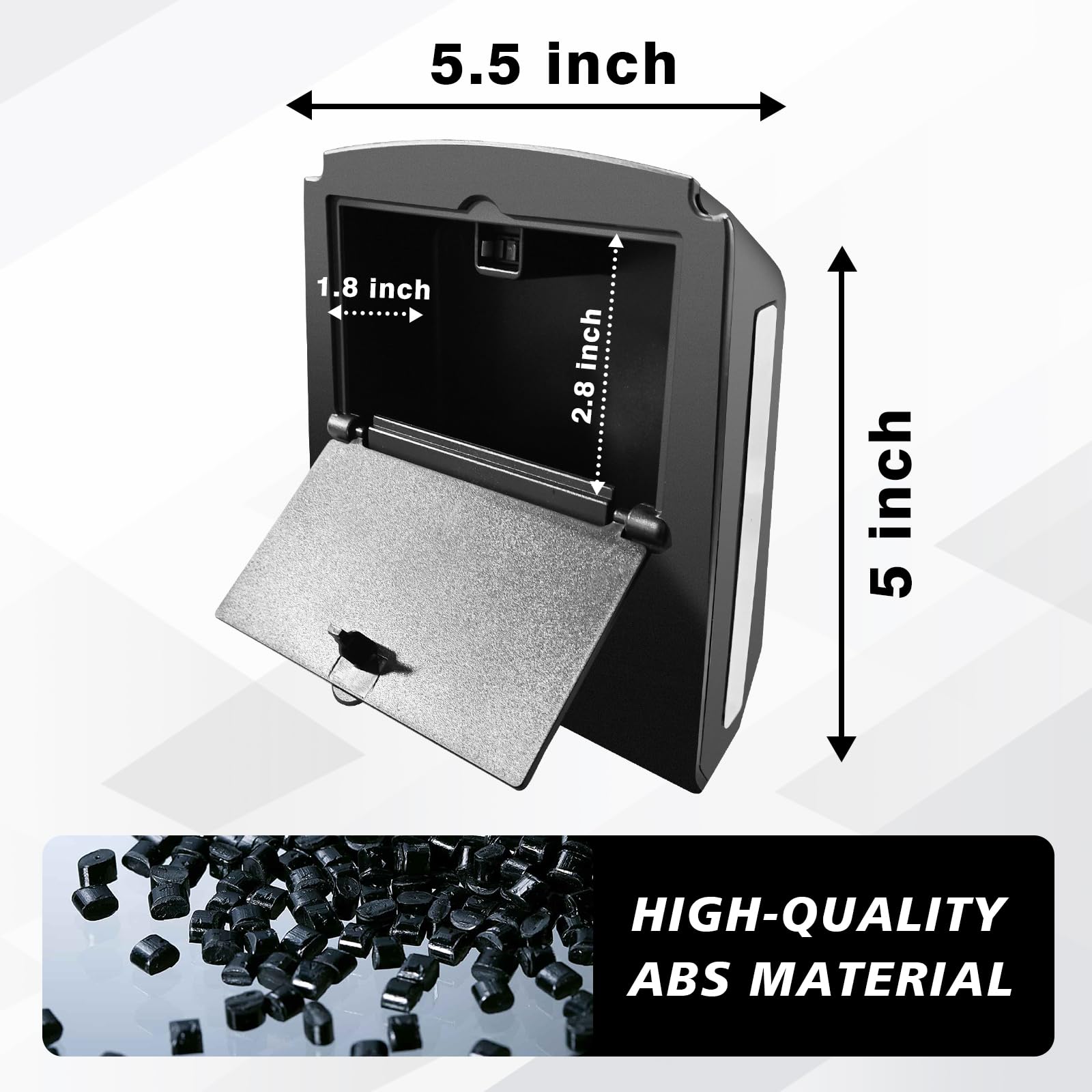 Organizzatore Console Centrale Per Kia Sportage NQ5 2022-2025 - Portaoggetti Con Tappetino Antiscivolo Nero - Foto 8