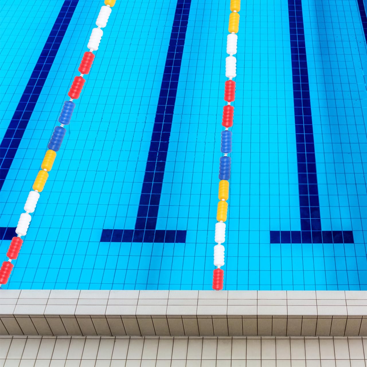 Bouée Piscine pour Séparation de Zones et Flottabilité en Plastique Spirale Accessoire pour Piscine et Ligne de Marquage