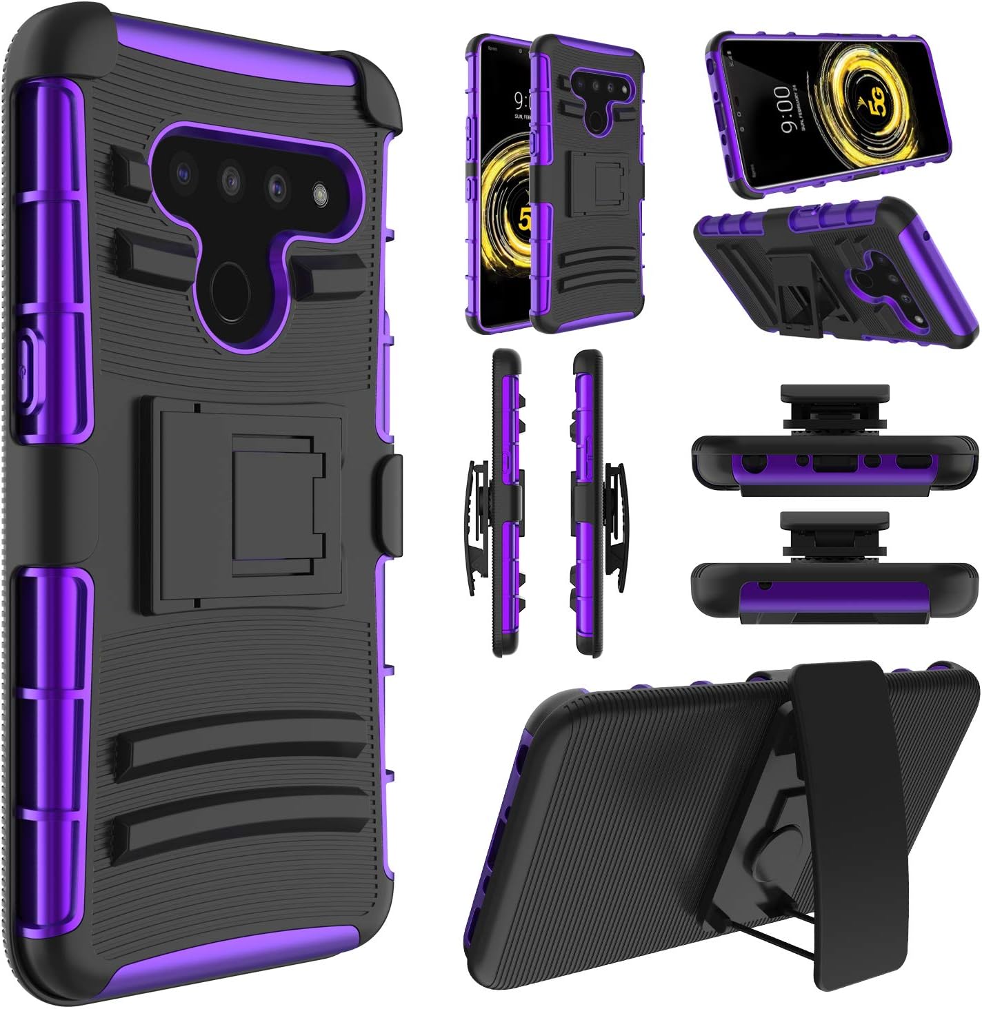 LG V50 ThinQ Case, LG V50 Case, Elegant Choise Full Body