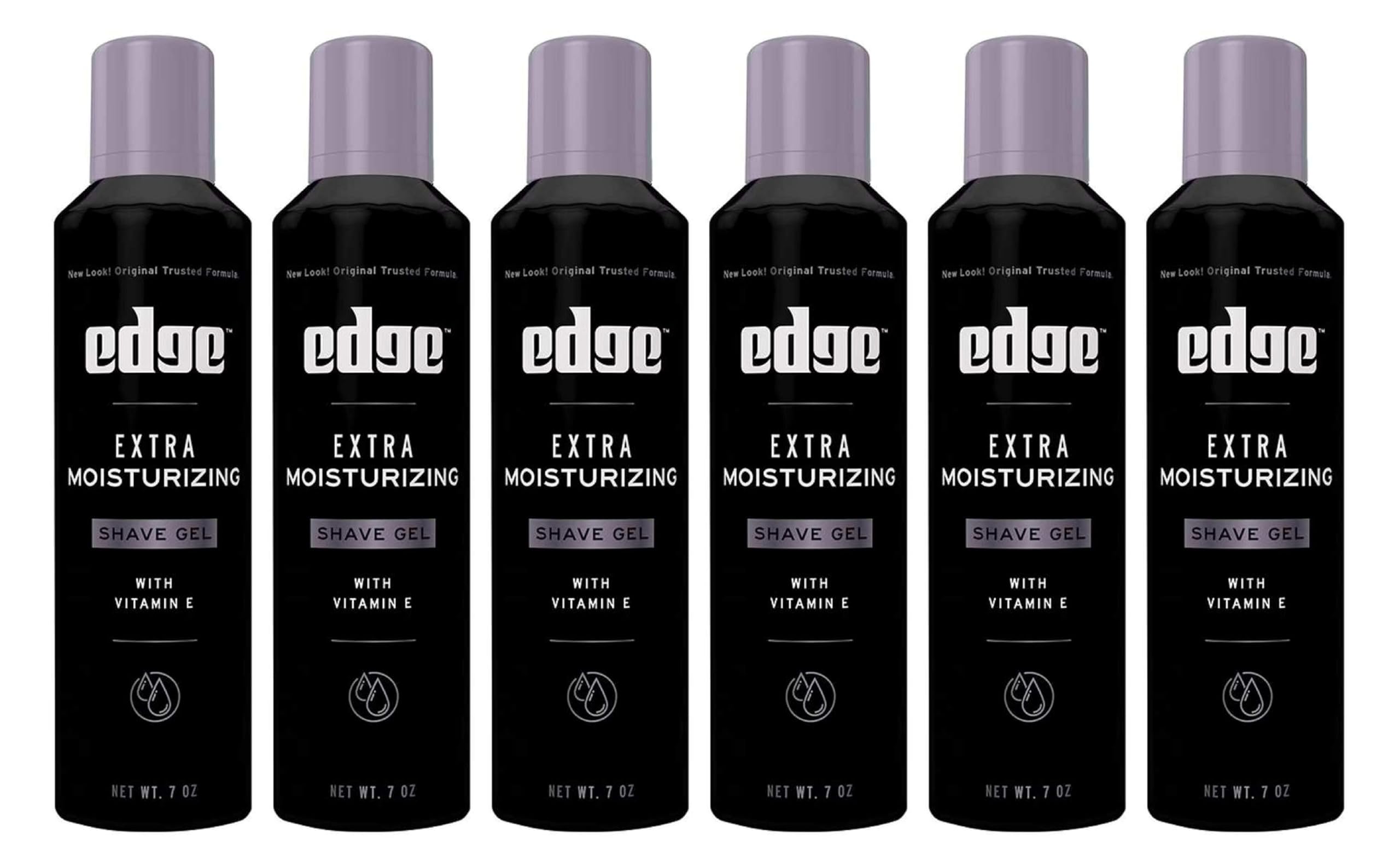 Edge Extra Moisturizing with Vitamin E Shave Gel 8.4 oz (Pack of 6)