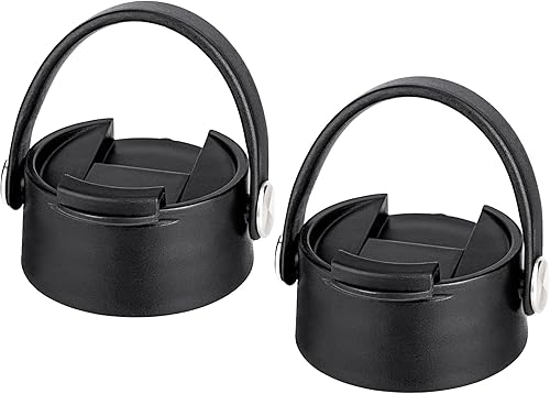 Miniatura 1 de Tapa de popote para botella de agua de boca ancha Hydroflask, tapa de popote de repuesto, mango flexible, apto para botellas de boca ancha de 12,