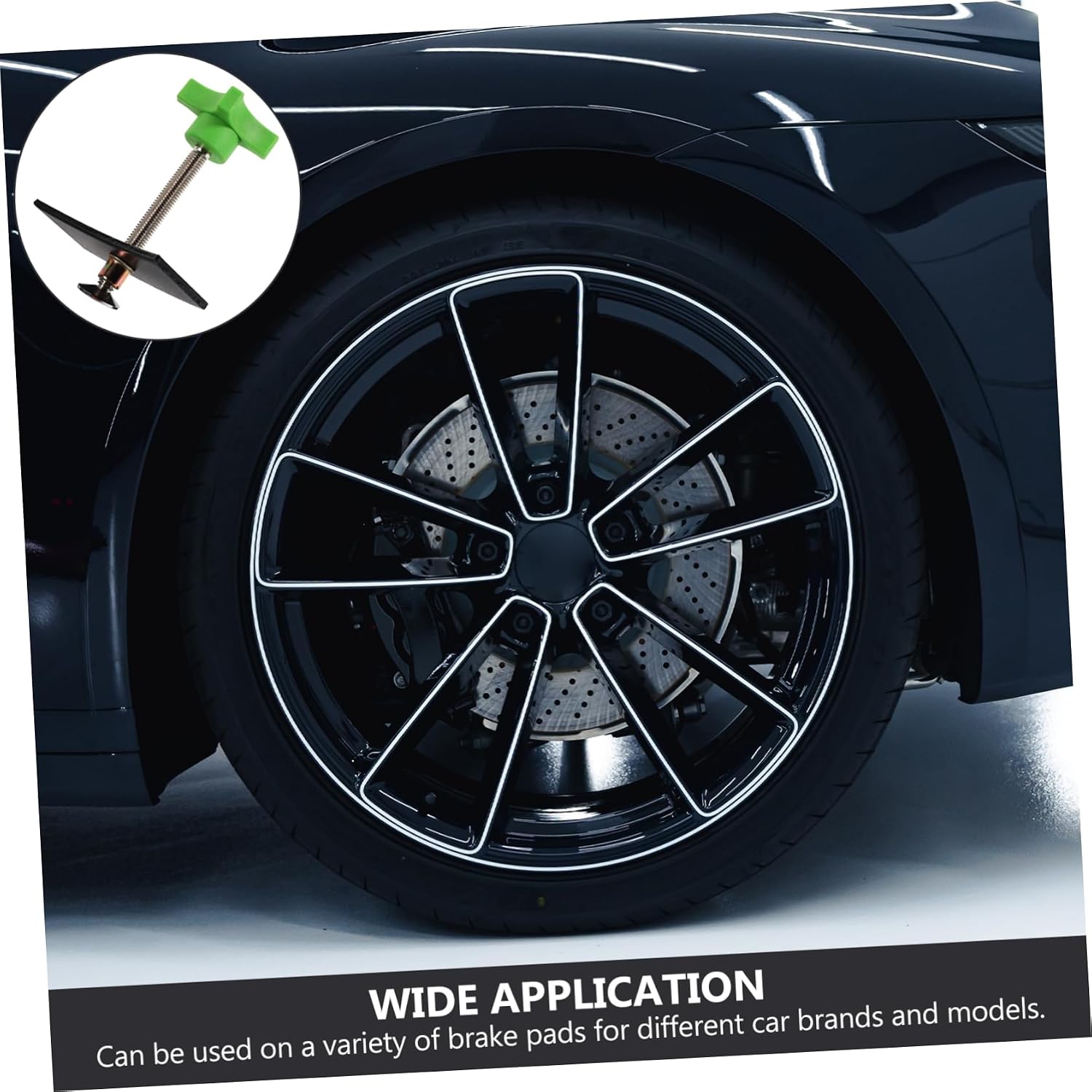2pcs Disc Brake Piston Compression Tool Swivel Brake Pad Spreader and Maintenance Essential Auto Repair Accessory