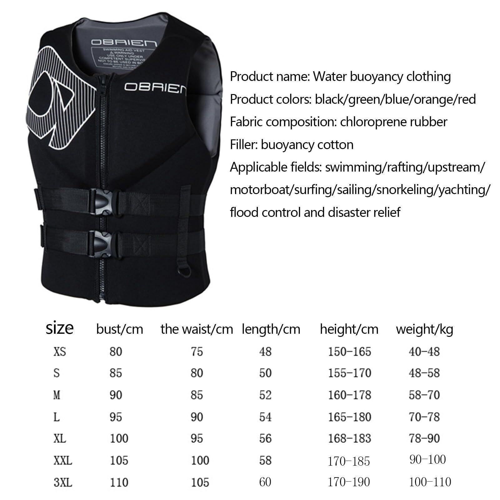 Surfjacke mit Verstellbarem Blet for Kajak-Paddleboard