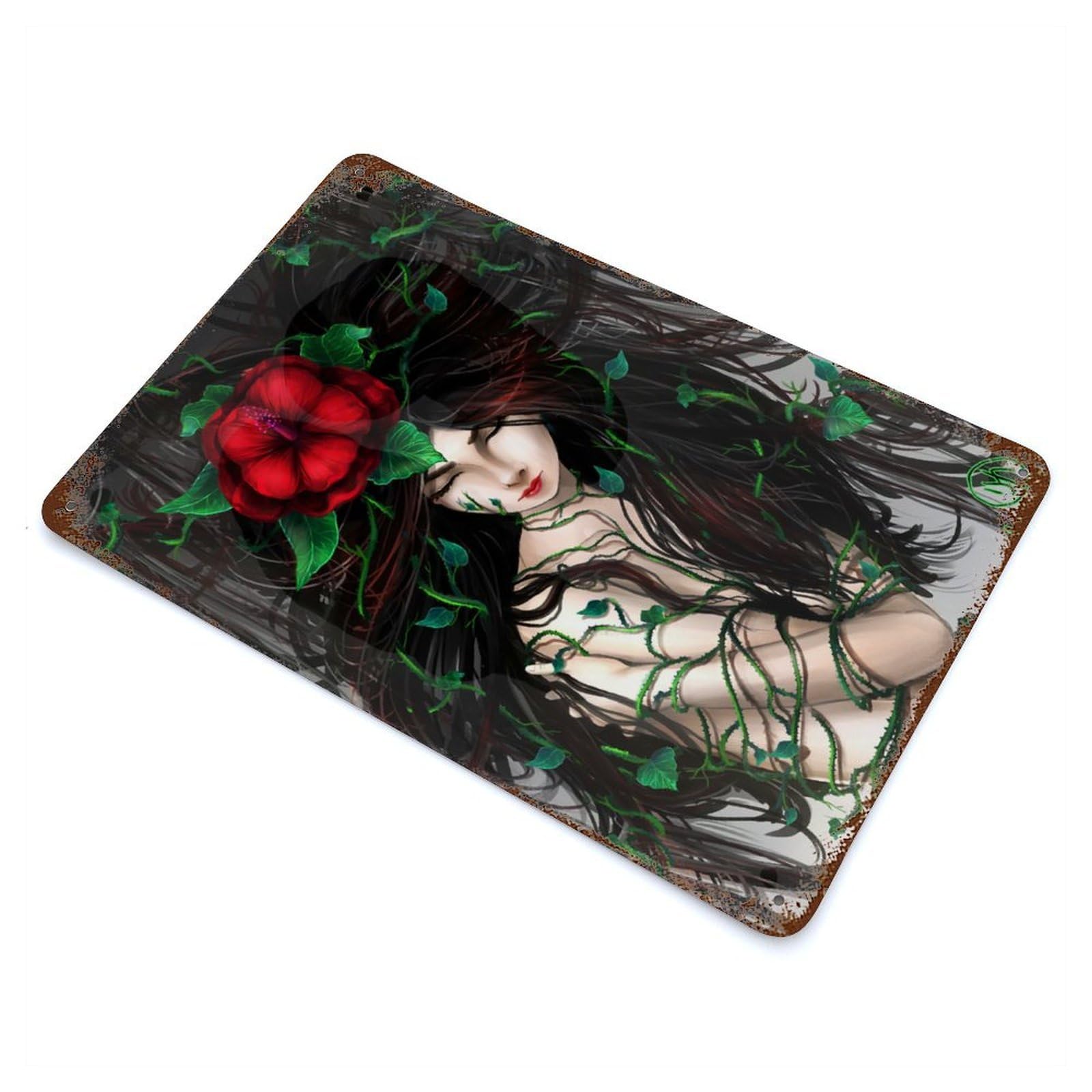 Forgotten Seed Vintage Metal Tin Sign 11.8"x7.9", Ideal for Cafe, Home Bar And Lounge Decor