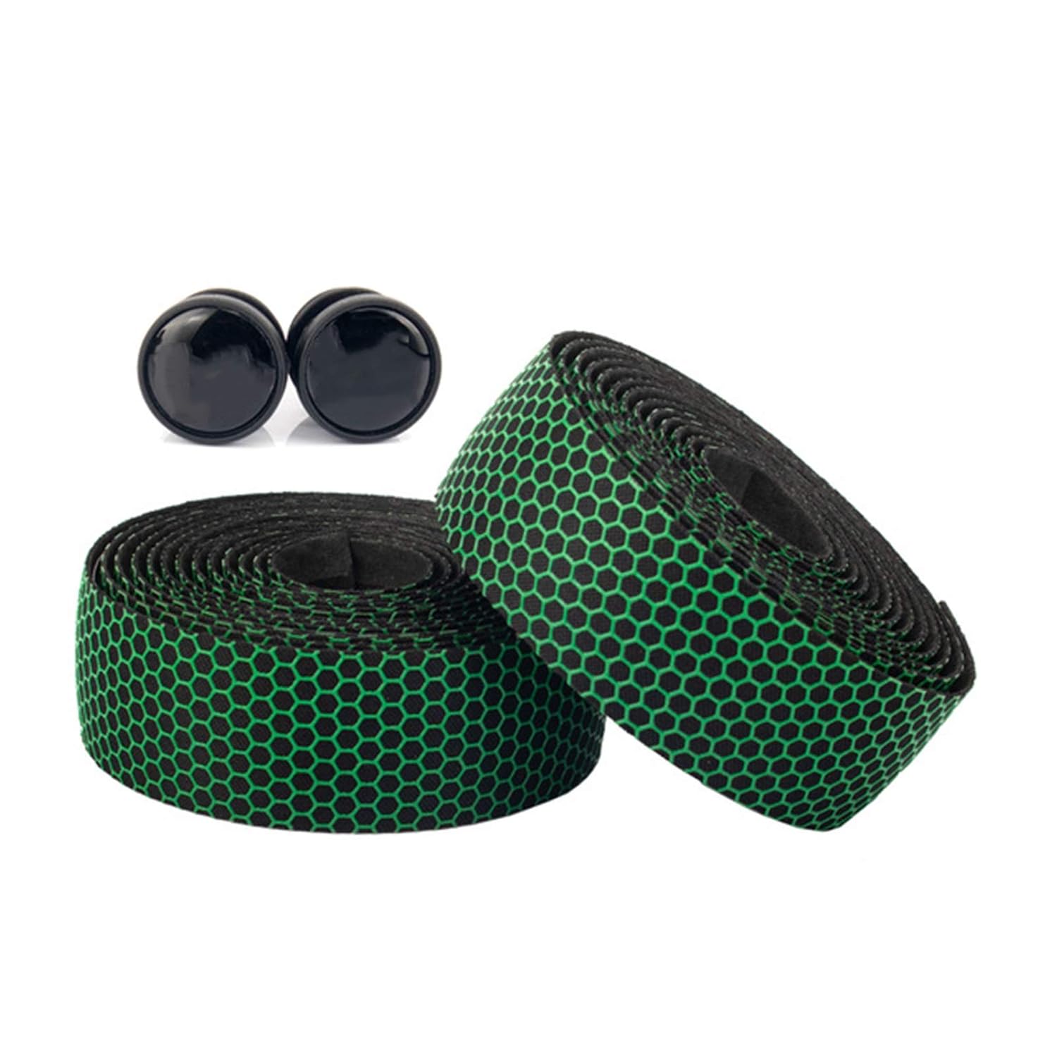 Handlebar Tape Road Bike Handlebar Design Anti-Slip Silica Gel EVA Shock Absorption Cycling Bar Tape Bicycle Accessories(Blue)