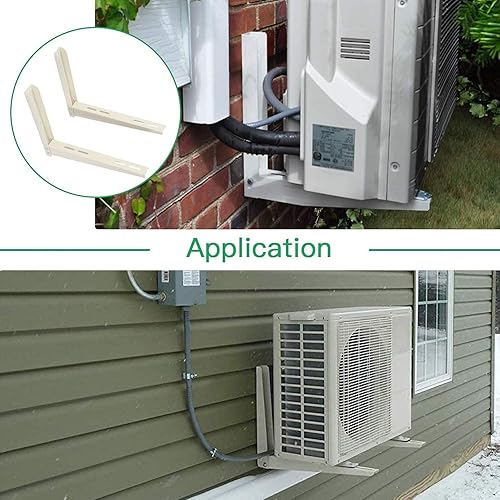 Miniatura 5 de Mini soporte de montaje en pared dividida, soporte de condensador de aire acondicionado para 7000 BTU a 24000 BTU