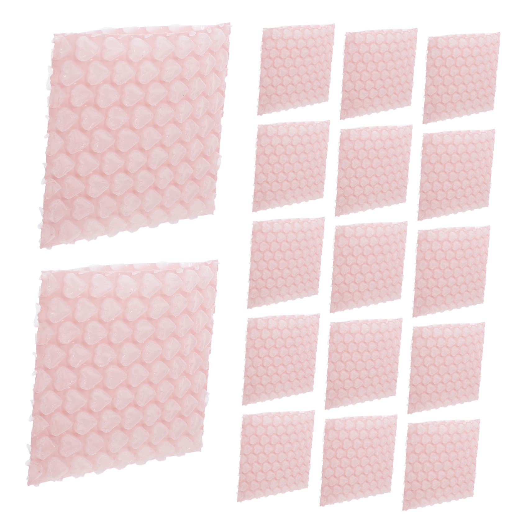 POPETPOP Luftpolsterumschläge Rosa aus Kunststoff 50 Stück Herzförmige Schützende und Vielseitige Versandtaschen für Verpackung und Umzug