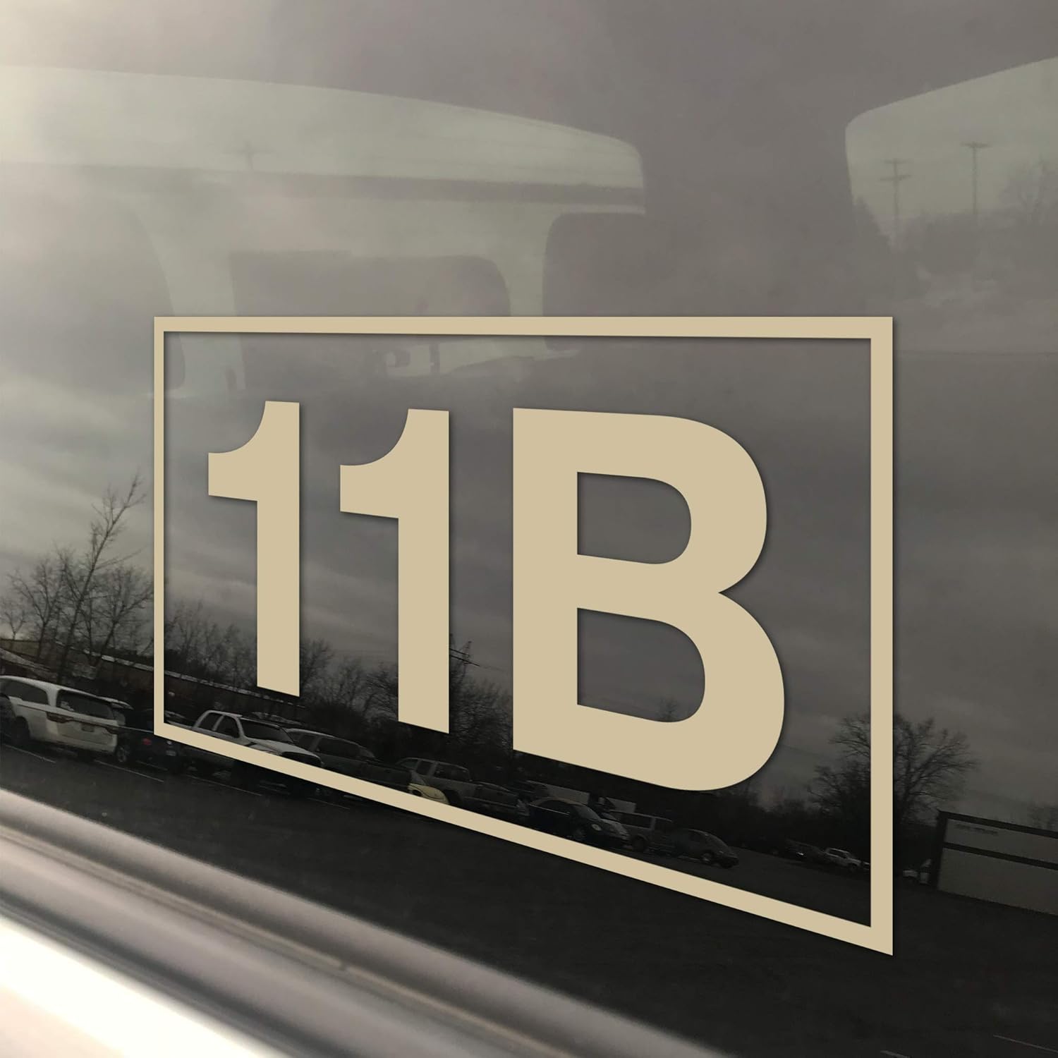 10-Pack Army MOS 11B Infantry Window Decal. Lifetime Replacement. 3" x 5" Heavy Duty Die Cut Vinyl Veteran Bumper Sticker. Rain, Fade and Scratch Resistant. (White)