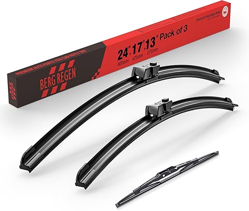 Miniatura 77 de BERG REGEN Juego de limpiaparabrisas de 26+16 pulgadas con limpiaparabrisas trasero de 12 pulgadas de repuesto para Subaru Crosstrek 2013-2017
