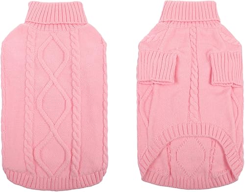 Miniatura 6 de Queenmore Suéteres XXL para perros, suéter grande para Pitbull Doberman, suéter cálido de punto de cuello alto para perros grandes para perros