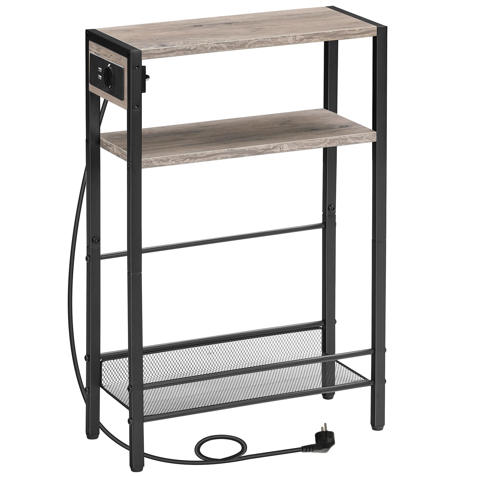 Nachtkästchen Schmal HOOBRO Beistelltisch, Flip-Top Sofatisch Mit