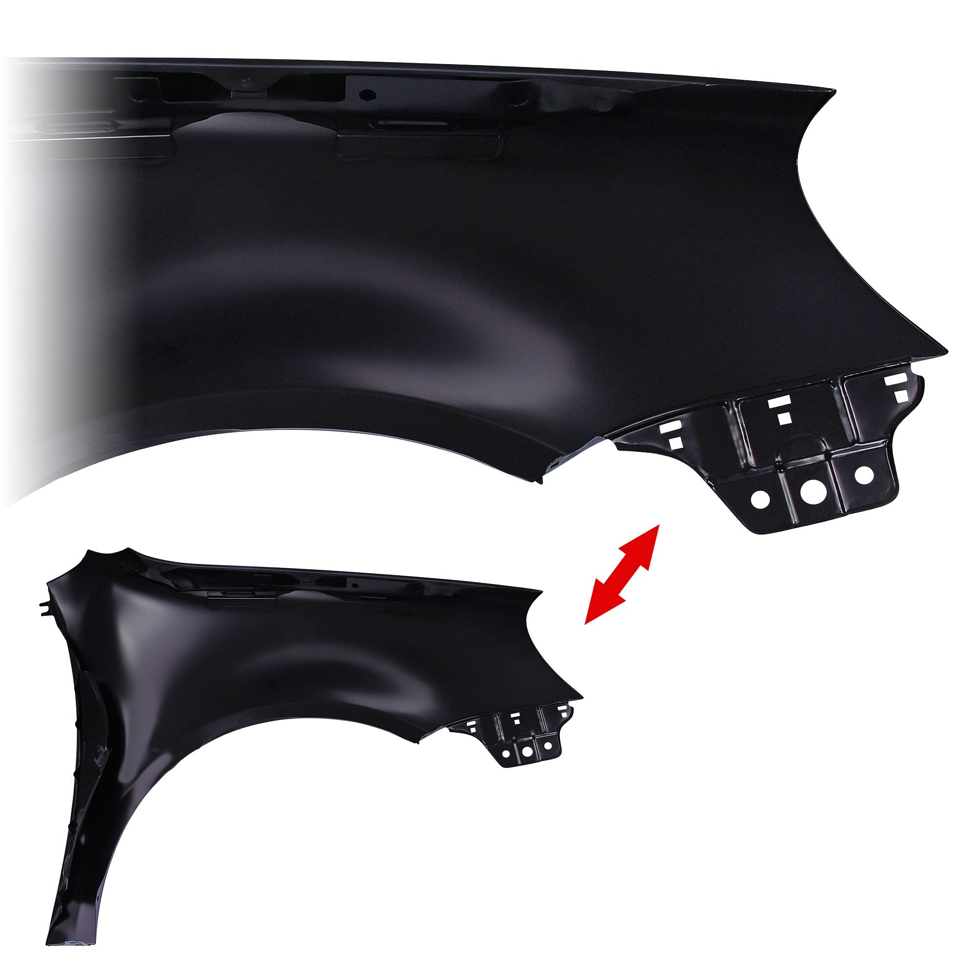 Parafango Anteriore SX Daihatsu Terios 2006-2017 Argento Difetto FIR