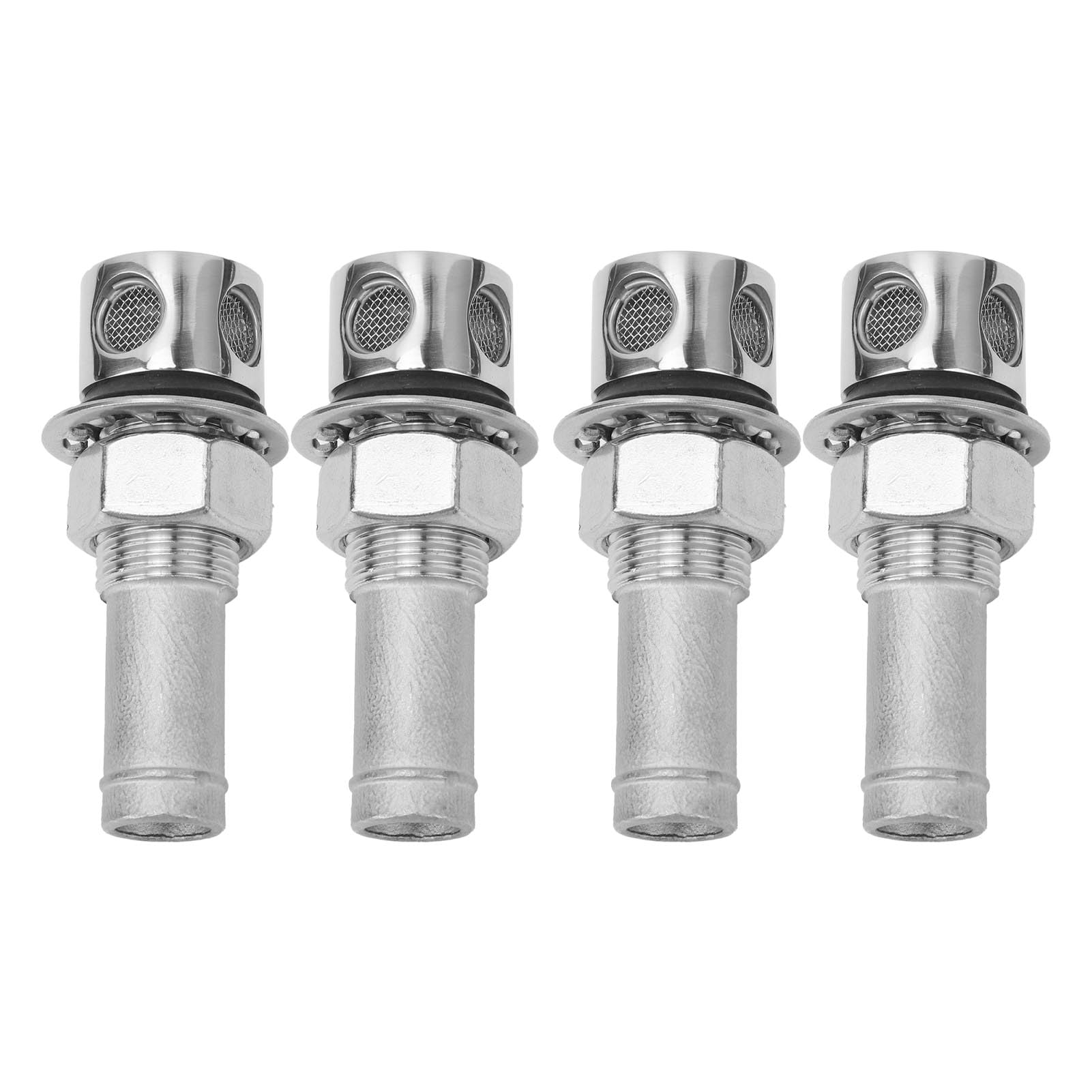 Évent de Réservoir de Carburant Marin Droit en Acier Inoxydable 316, 4 Pièces, pour Tuyau de 5/8 Pouces