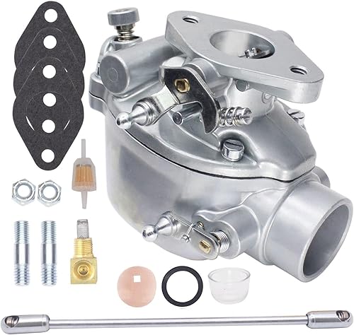 NENKUTEN Carburador Tractor Carb para Ford 8N 9N 2N 1939-1952 con kit de junta y tornillos de sedimento, sustituye a 8N9510C, 8N9510C-HD, 9N9510A,