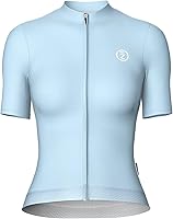 INBIKE Women's Cycling Jersey Quick Dry Breathable Short Sleeve Bike Shirt with 3 Pockets Road Biking