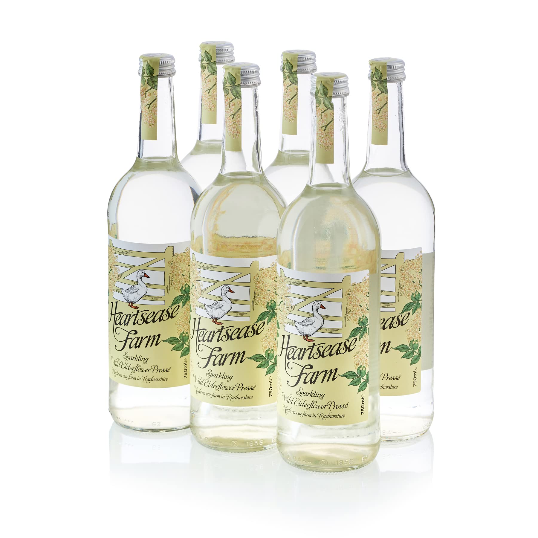 Heartsease Ferme Sureau Pétillant Presse 750Ml (Paquet de 6)