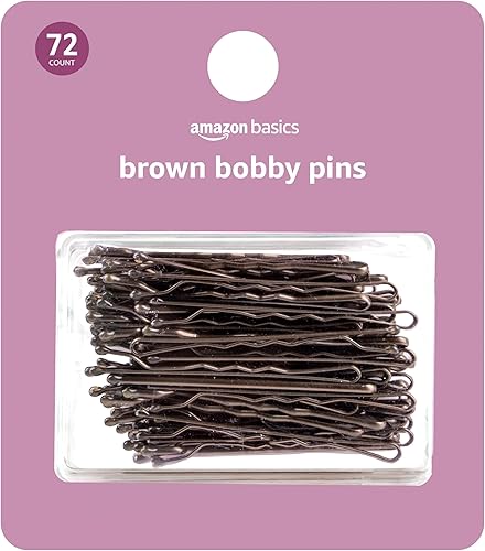 Tienda Basics Bobby Pins in Case Brown 72 Count