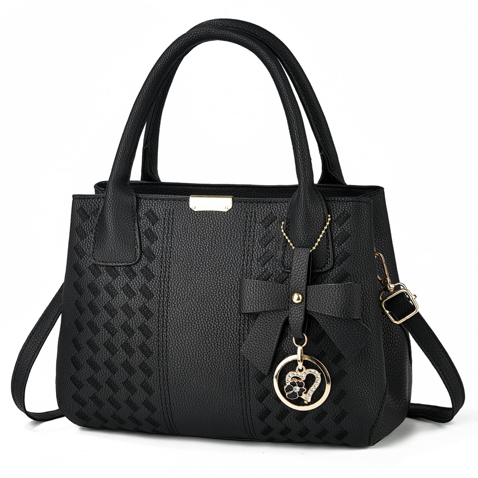 ACNCNLadies Handbags, Women Fashion PU Leather Top Handle Satchel Shoulder Tote Bags
