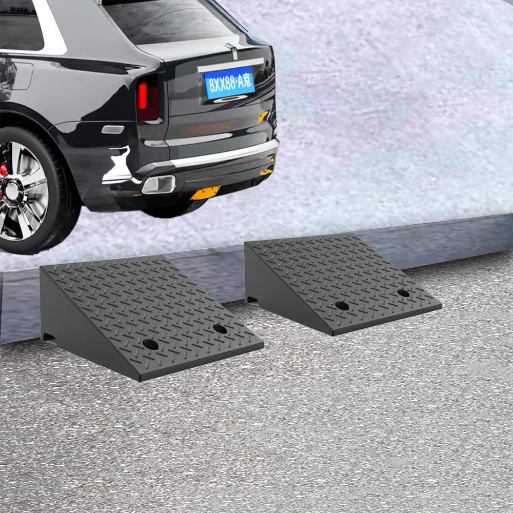 Rampas De Goma para Coches Portátil Rampas De Bordillo para Silla De Ruedas