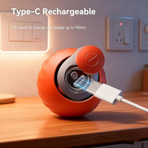 Miniatura 6 de Juguetes para gatos de interior, juguete interactivo automático para gatos con 2 velocidades, juguetes recargables de enriquecimiento para gatos,