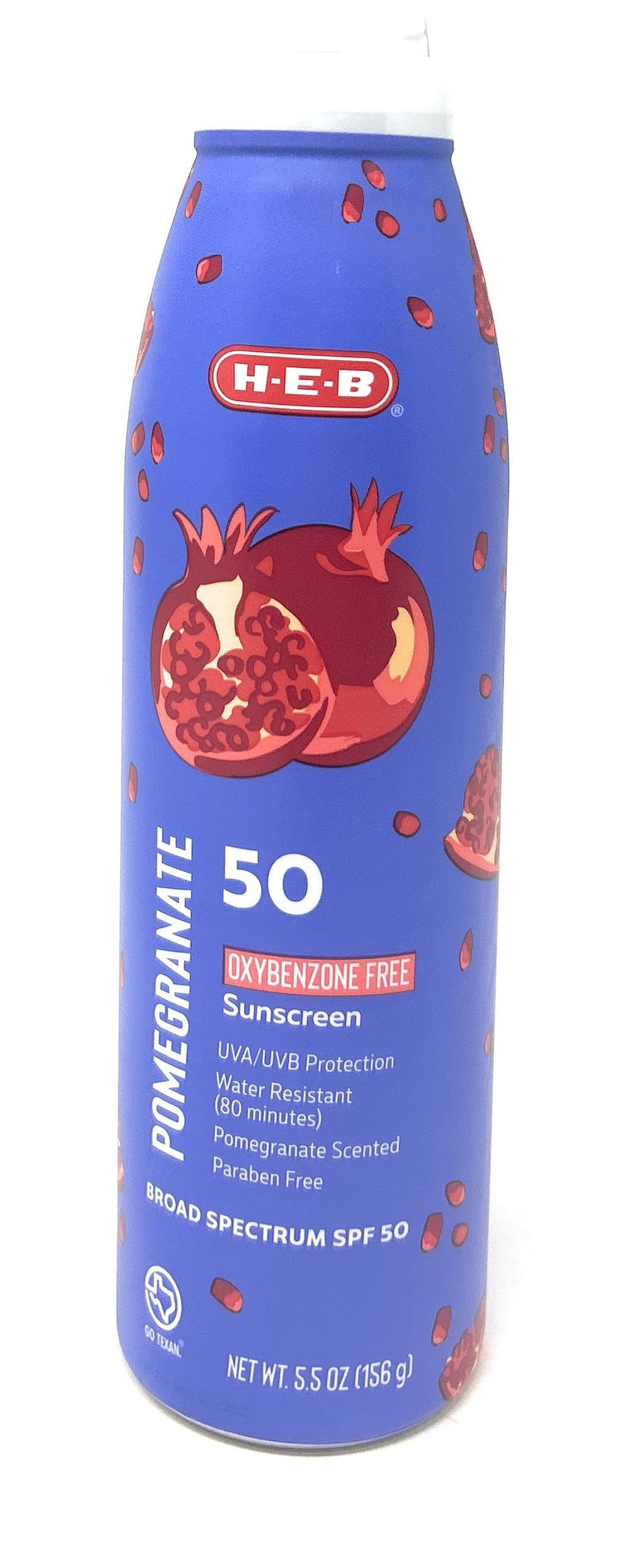 H-E-B Pomegranate Scented Sunscreen Spray - SPF 50-5 5oz bottle