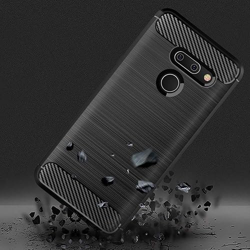 Miniatura 3 de Funda de teléfono para LG G8 ThinQ con protector de pantalla de vidrio templado y accesorios para celda, delgada, suave, de silicona de poliuretano