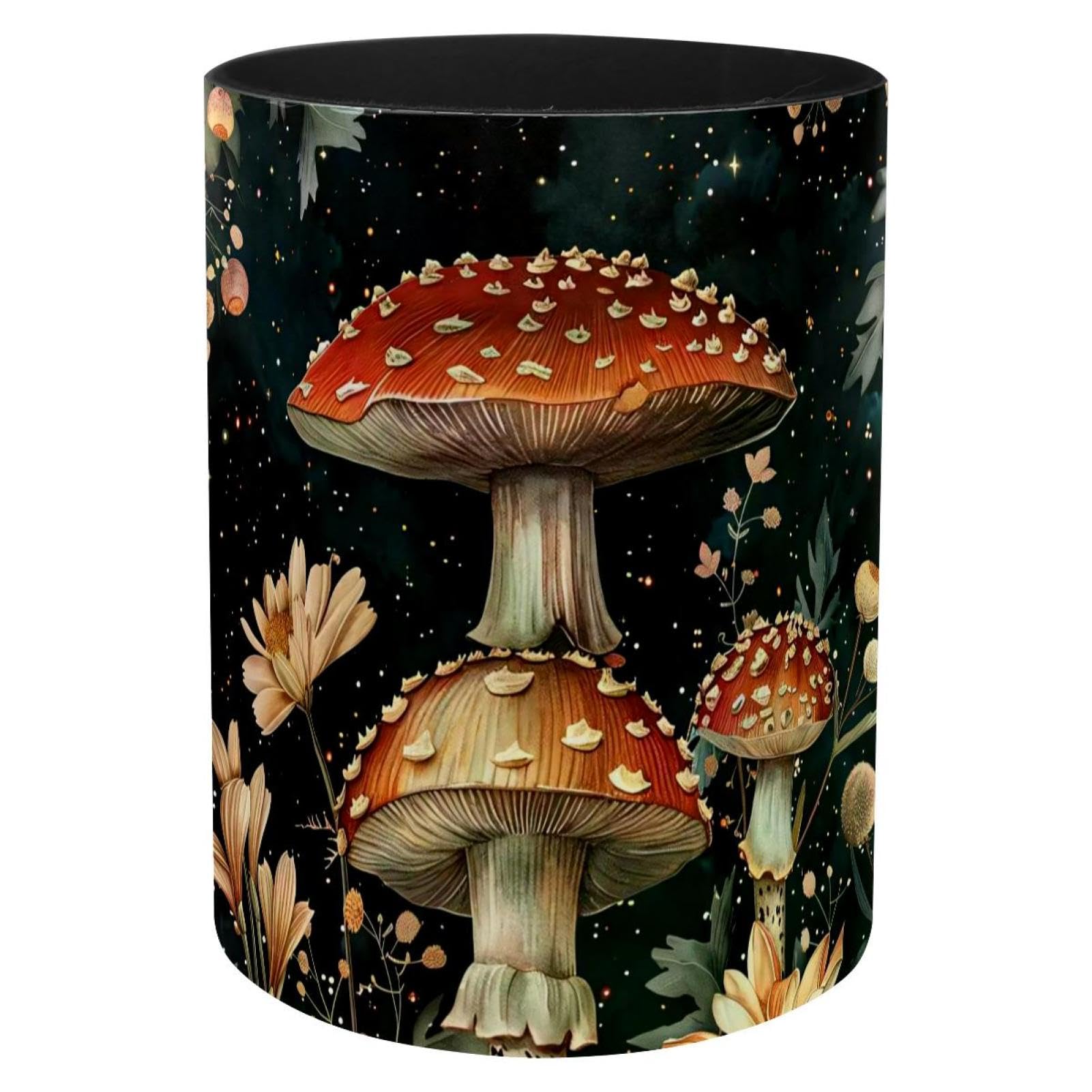 Pot à crayons champignon et ciel étoilé, une idée cadeau originale pour la rentrée