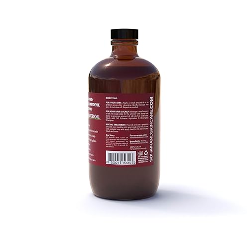 Miniatura 7 de SO Extra Strength - Aceite de ricino negro jamaicano de 8 onzas líquidas (8.0 fl oz)  Acondicionador hidratante natural 100 de fuerza pura para