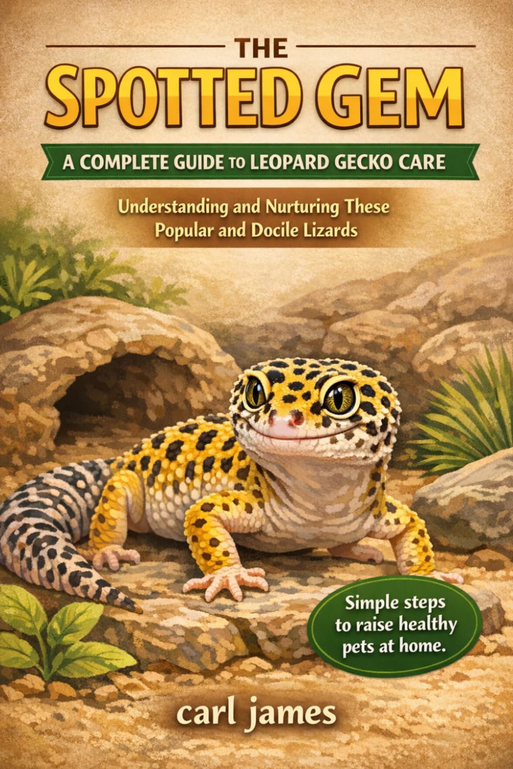 THE SPOTTED GEM: A COMPLETE GUIDE TO LEOPARD GECKO CARE: Understanding and Nurturing These Popular and Docile Lizards
