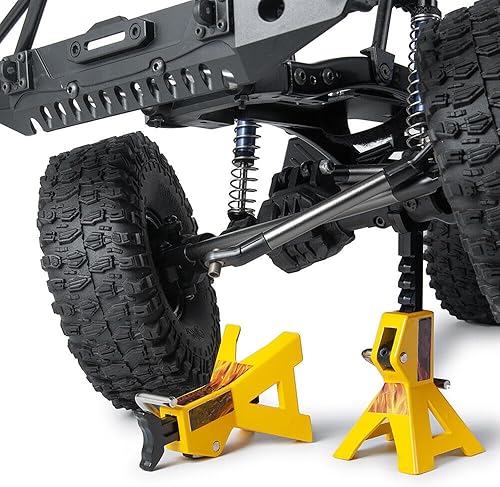 Miniatura 3 de Coche de juguete a escala 110, simulación de metal, soporte de gato de 6 toneladas para camión Axial SCX10 D90 TRX-4 RC, paquete de 2